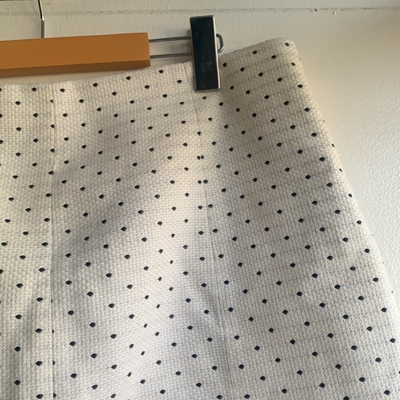 RW&Co White Skirt with Black Polka Dots - Picture 5 of 7